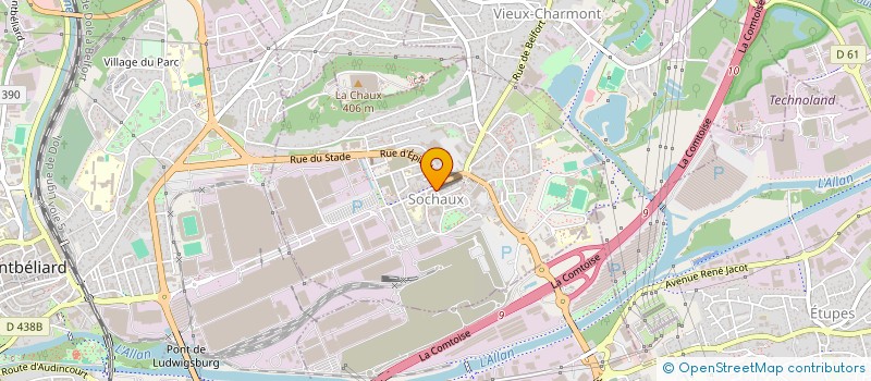 localisation de l'entreprise MAMAMIA  SOCHAUX