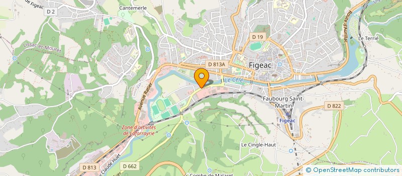 localisation de l'entreprise MAMAMIZZA  FIGEAC