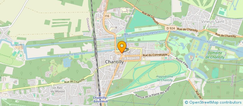 localisation de l'entreprise MAMAN - BEBE  CHANTILLY