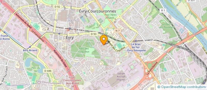 localisation de l'entreprise MAMAN D'EVRY COURCOURONNES - NOS ENFANTS D'ABORDS à EVRY-COURCOURONNES