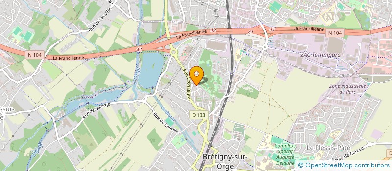 localisation de l'entreprise MAMAN HASSANI à BRETIGNY-SUR-ORGE