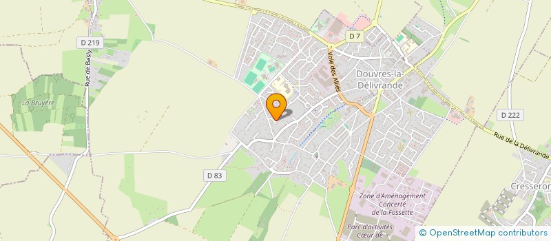 localisation de l'entreprise MAMAN JE NE VEUX PLUS ALLER A L'ECOLE à DOUVRES-LA-DELIVRANDE