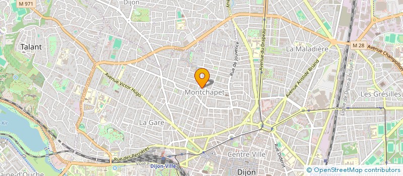 localisation de l'entreprise MAMAN LES P'TITS BATEAUX à DIJON