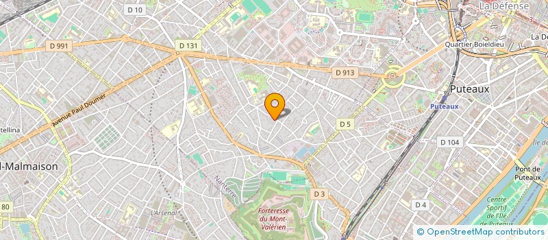 localisation de l'entreprise MAMAN SCIE  NANTERRE