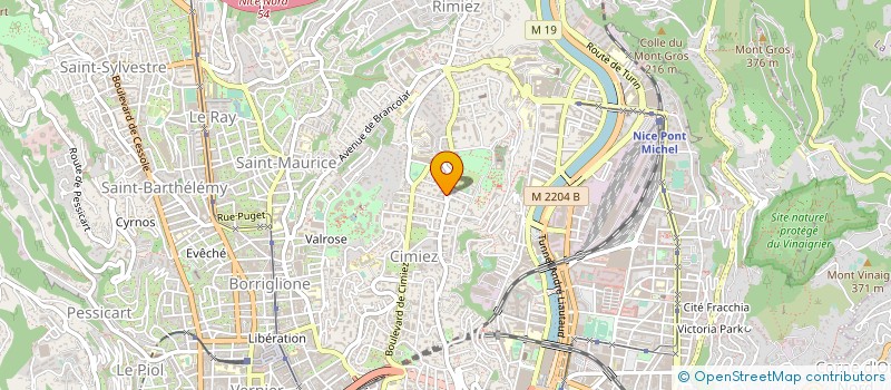 localisation de l'entreprise MAMAN-SERTI à NICE