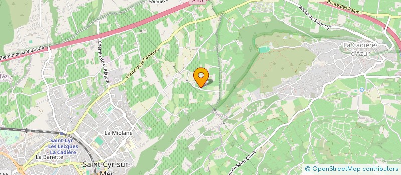 localisation de l'entreprise MAMAP19 à SAINT-CYR-SUR-MER