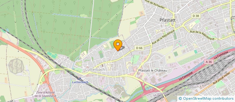 localisation de l'entreprise MAMARELU  LUTTERBACH