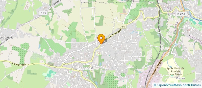 localisation de l'entreprise MAMARET  CHAPONOST