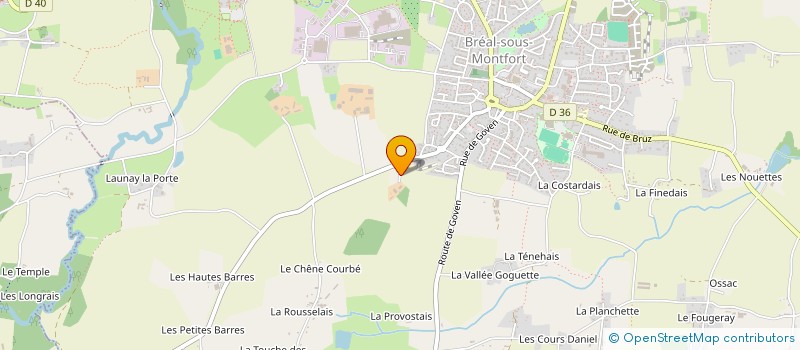 localisation de l'entreprise MAMAROSY  BREAL-SOUS-MONTFORT