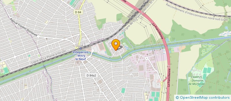 localisation de l'entreprise MAMAS à VILLEPARISIS