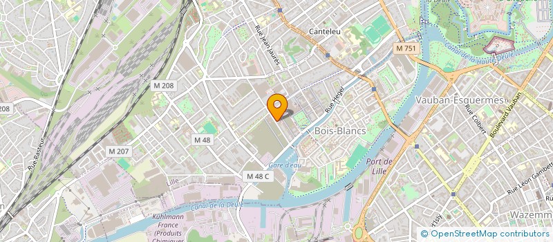 localisation de l'entreprise MAMASOFT à LILLE