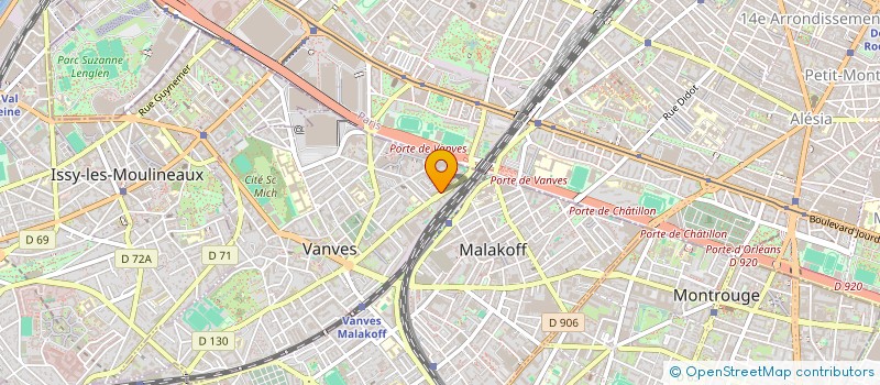 localisation de l'entreprise MAMASOL à VANVES