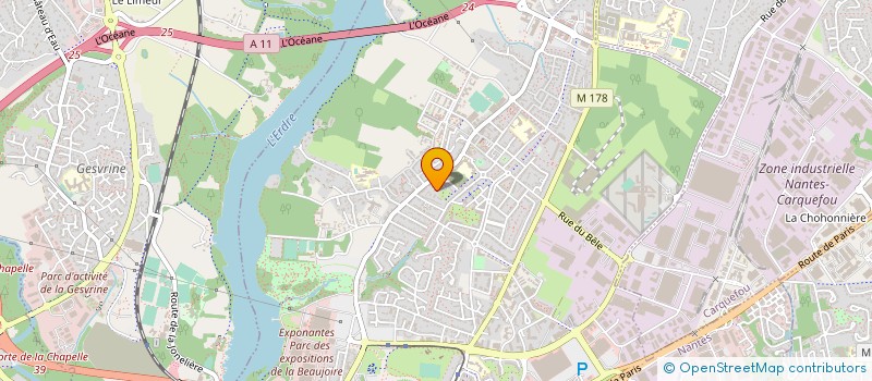 localisation de l'entreprise MAMASSO 44300 à NANTES