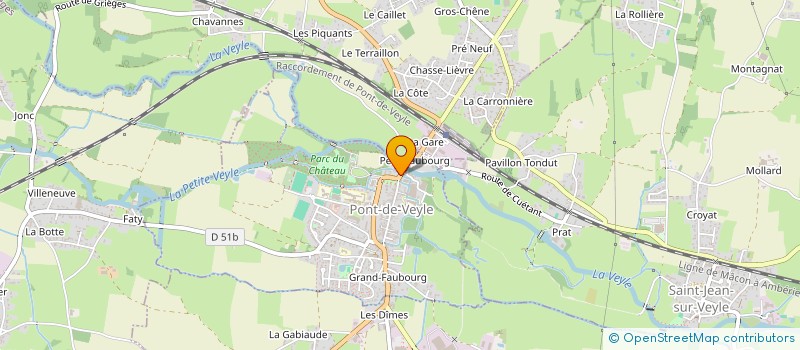 localisation de l'entreprise MAMAT NETTOYAGE ET ENTRETIEN  PONT-DE-VEYLE