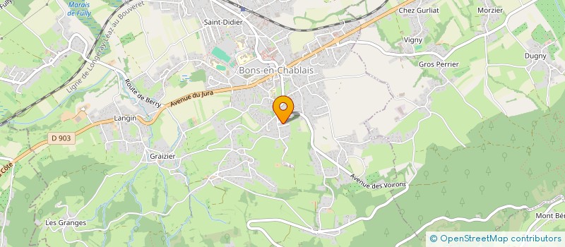 localisation de l'entreprise MAMATE  BONS-EN-CHABLAIS