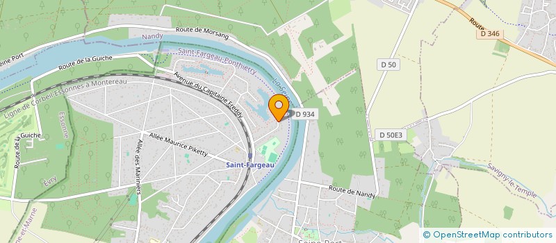 localisation de l'entreprise MAMATIVA  SAINT-FARGEAU-PONTHIERRY