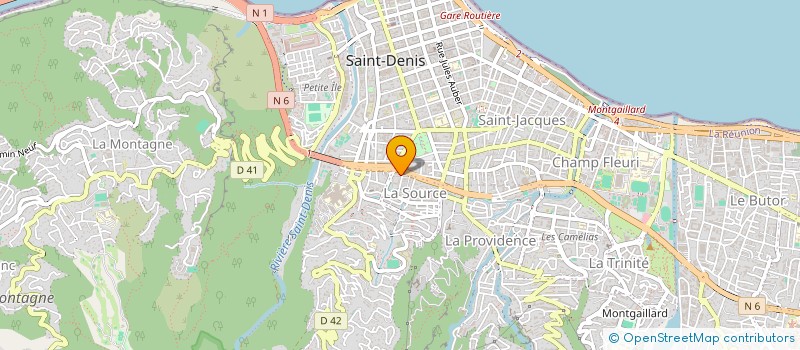 localisation de l'entreprise MAMBA à SAINT DENIS