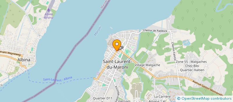 localisation de l'entreprise MAMBARI à SAINT-LAURENT-DU-MARONI