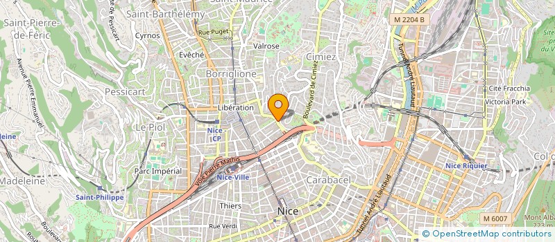 localisation de l'entreprise MAMBO PIZZA à NICE