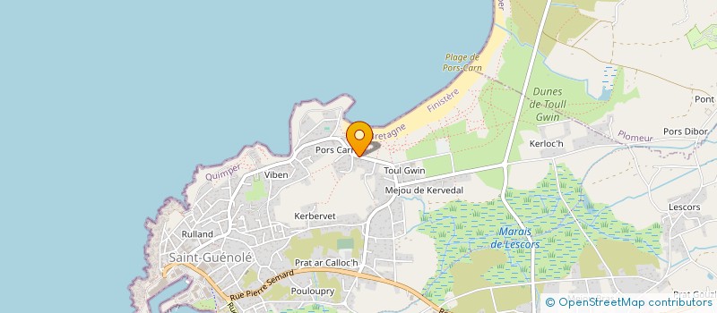 localisation de l'entreprise MAMBO PLAGE  PENMARCH