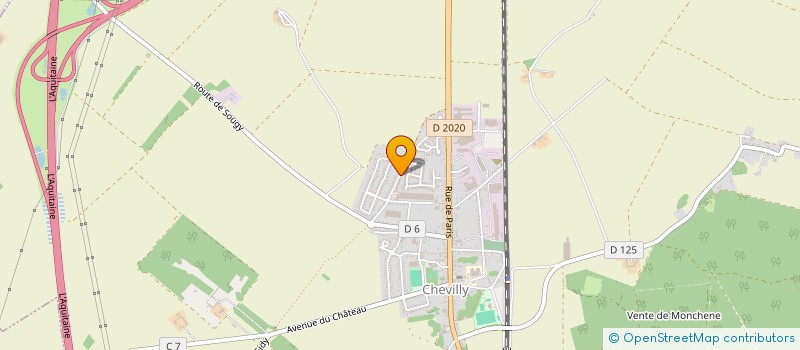 localisation de l'entreprise MAME à CHEVILLY