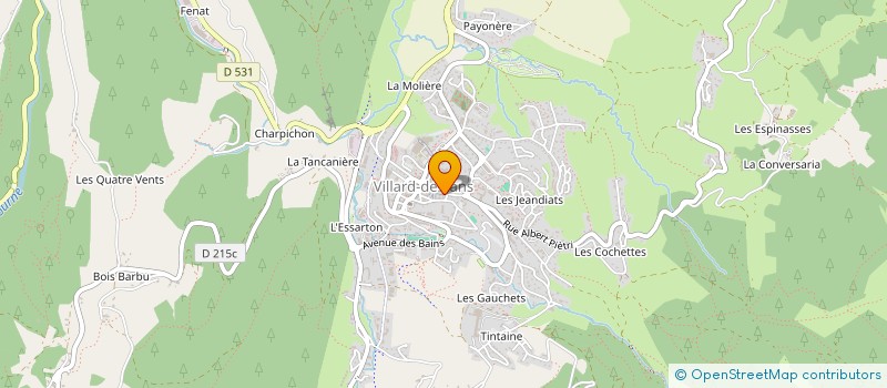 localisation de l'entreprise MAME DUNAND à VILLARD-DE-LANS