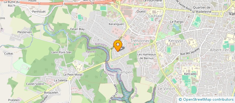 localisation de l'entreprise MAMEE  VANNES