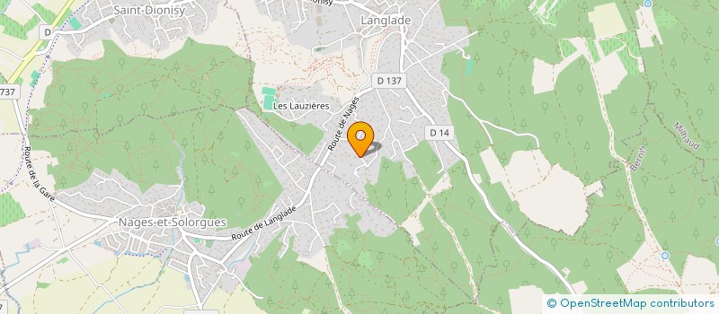 localisation de l'entreprise MAMELIE  LANGLADE