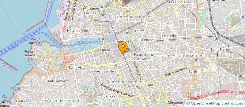 localisation de l'entreprise MAMELLI AVOCATS  MARSEILLE