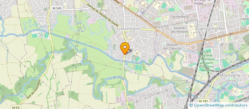 localisation de l'entreprise MAMEMA ROSE  ECKBOLSHEIM