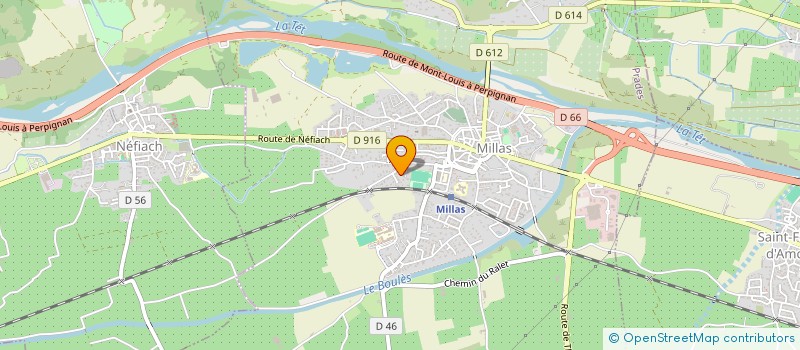 localisation de l'entreprise MAMERY  MILLAS