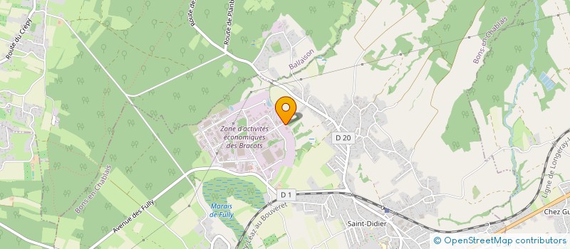 localisation de l'entreprise MAMET  BONS-EN-CHABLAIS