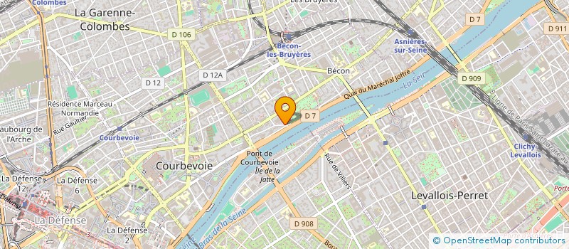 localisation de l'entreprise MAMEZ ESTATE à BOIS-COLOMBES