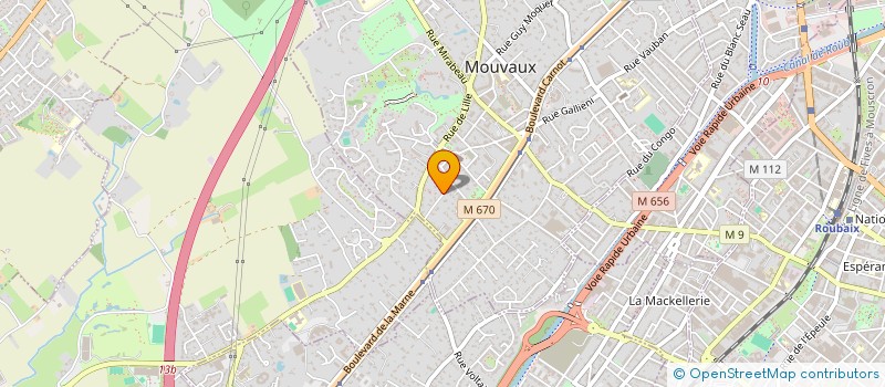 localisation de l'entreprise MAMI  MOUVAUX