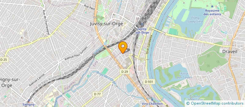 localisation de l'entreprise MAMIBLAZY à VIRY-CHATILLON