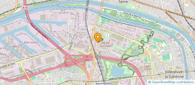 localisation de l'entreprise MAMIE COCOTTE A LA BOUGEOTTE à GENNEVILLIERS