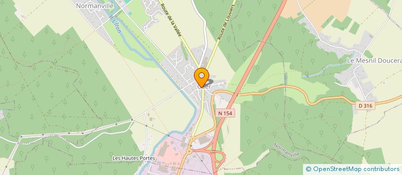 localisation de l'entreprise MAMIE DOUA (M.DA)  NORMANVILLE