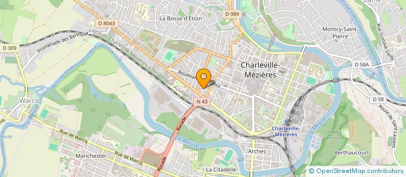 localisation de l'entreprise MAMIE GINETTE à CHARLEVILLE-MEZIERES
