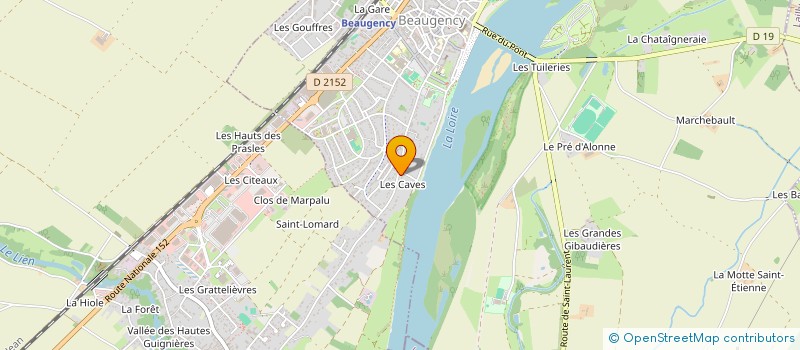 localisation de l'entreprise MAMIE GISELE  BEAUGENCY