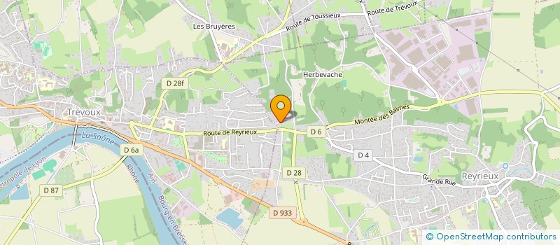 localisation de l'entreprise MAMIE M à REYRIEUX