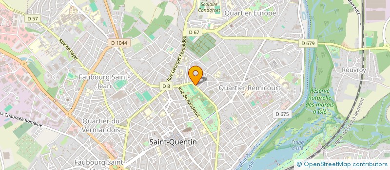 localisation de l'entreprise MAMIE NKOUSSOU.F à SAINT-QUENTIN