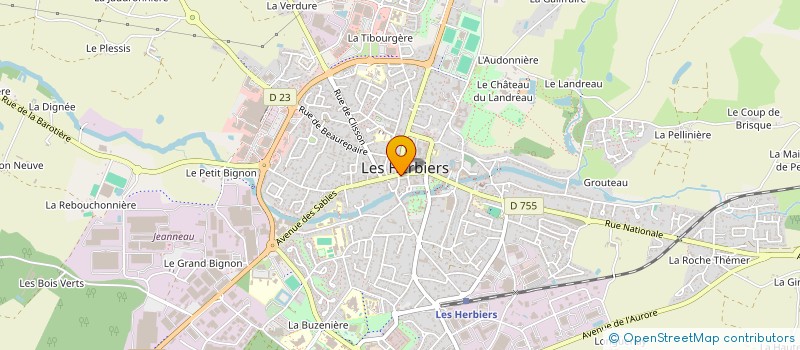 localisation de l'entreprise MAMIE PAILLETTE à LES HERBIERS