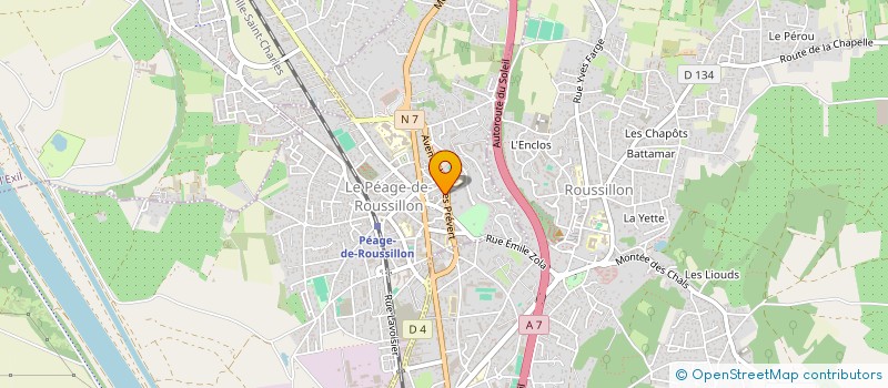 localisation de l'entreprise MAMIE PAULETTE à ROUSSILLON