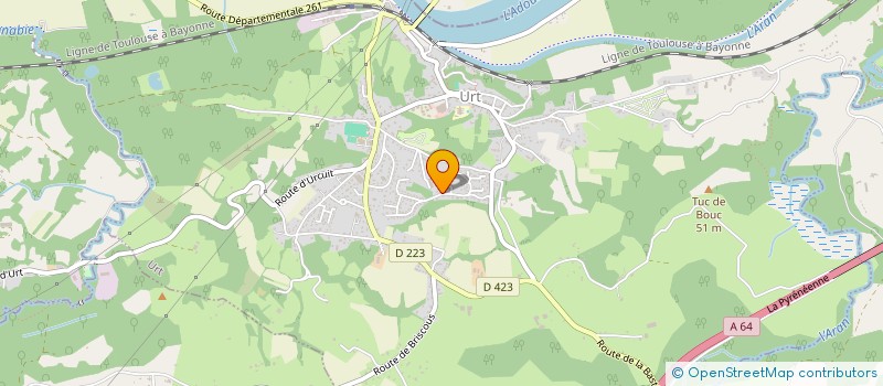 localisation de l'entreprise MAMIE - ROSE  URT