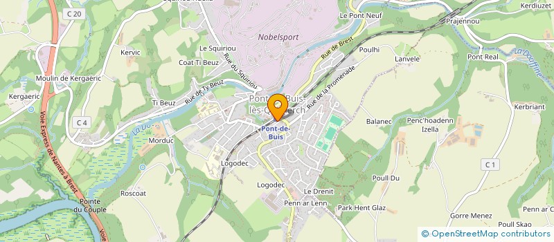 localisation de l'entreprise MAMIE SAC A DOS  PONT-DE-BUIS-LES-QUIMERCH