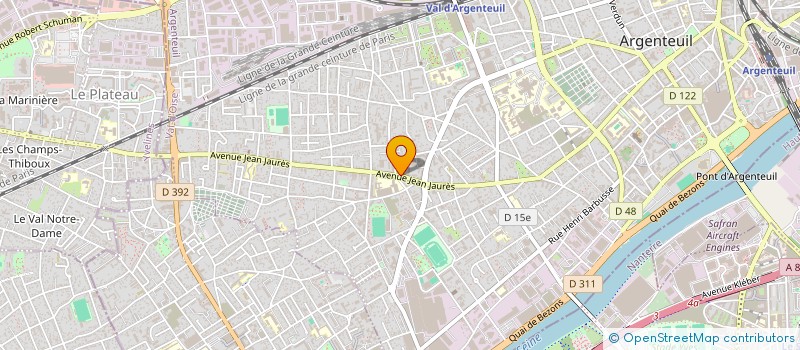 localisation de l'entreprise MAMIE VI  ARGENTEUIL