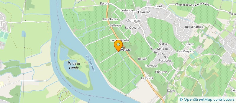 localisation de l'entreprise MAMIE ZINZIN  QUINSAC