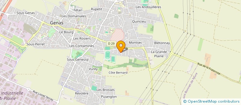 localisation de l'entreprise MAMIEGABY  GENAS