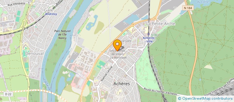 localisation de l'entreprise MAMIJO DU PLESSIS  ACHERES