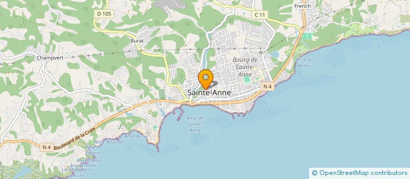 localisation de l'entreprise MAMINA à SAINTE-ANNE
